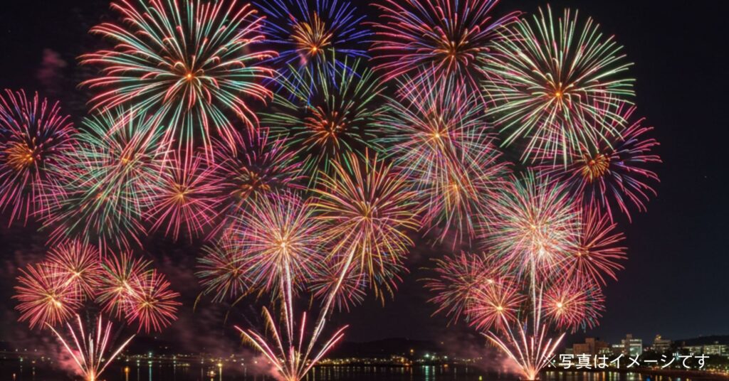 「手賀沼花火大会2025（第33回）｜2025年8月2日(土)開催！日程・アクセス・まとめ情報」を紹介するバナー画像