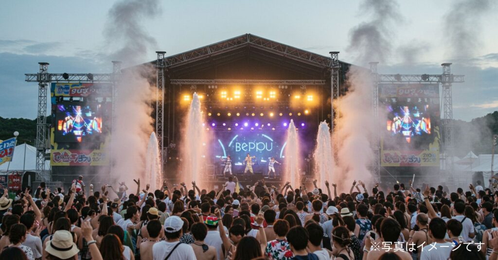 「『BOB2025』別府温泉ぶっかけフェス2025｜2025年8月23日(土)開催！」を紹介するバナー画像