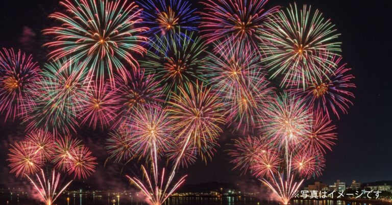 「手賀沼花火大会2025（第33回）｜2025年8月2日(土)開催！日程・アクセス・まとめ情報」を紹介するバナー画像