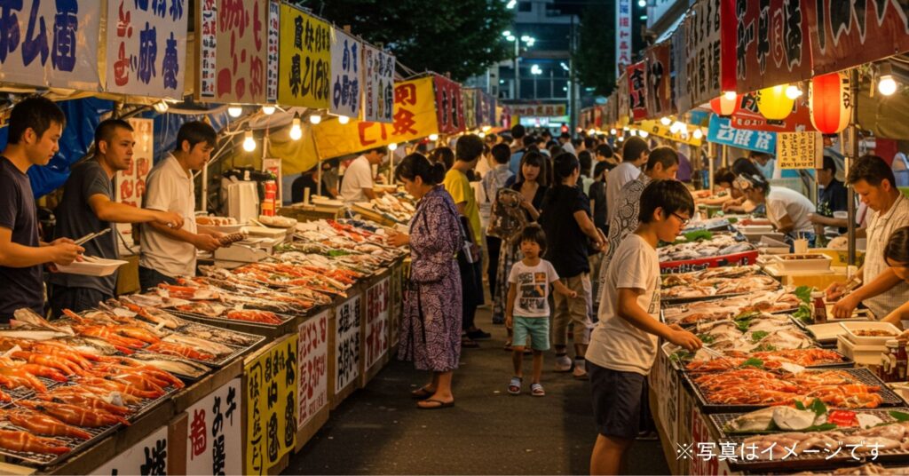 「船橋市場 夏祭り｜2025年8月30日(土)開催！日程・アクセス・まとめ情報」を紹介するバナー画像