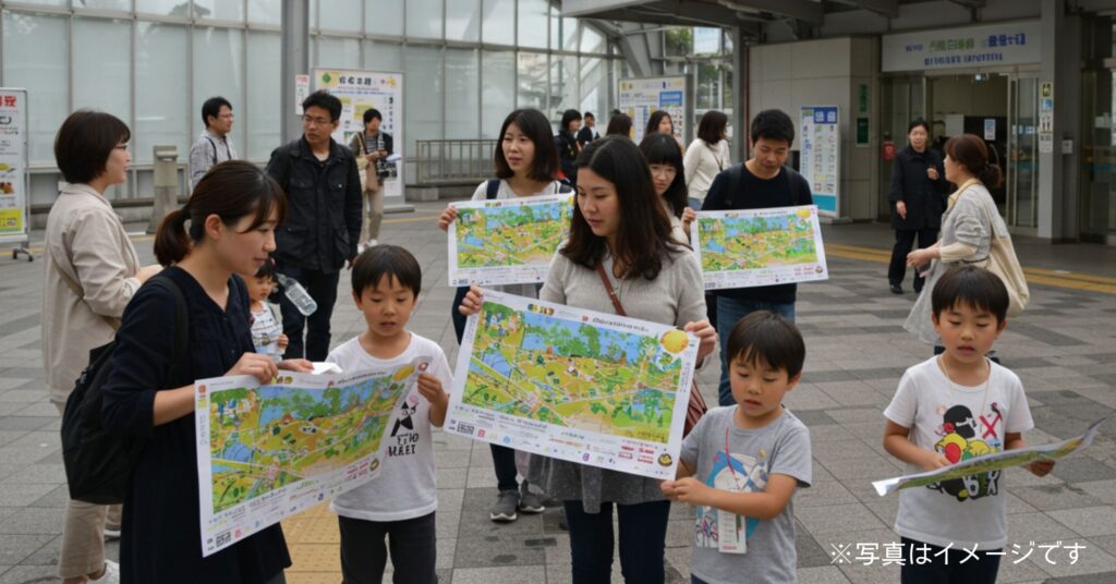 「チーバくんと巡る！とうかつで謎解き鉄道旅！｜2025年6月15日～10月31日開催！」を紹介するバナー画像