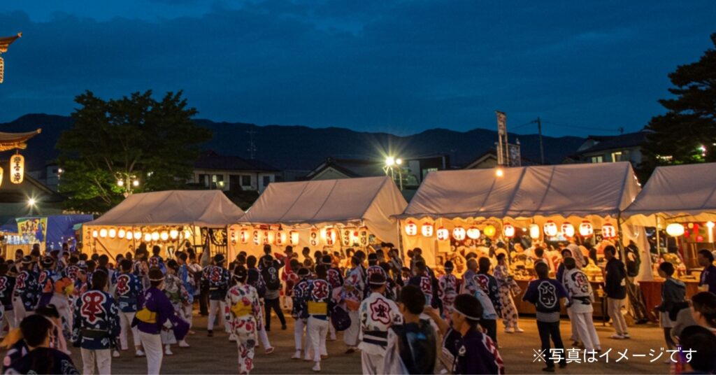 「下館盆踊り大会｜2025年8月15日(金)・8月16日(土)開催！日程・アクセス・まとめ情報」を紹介するバナー画像