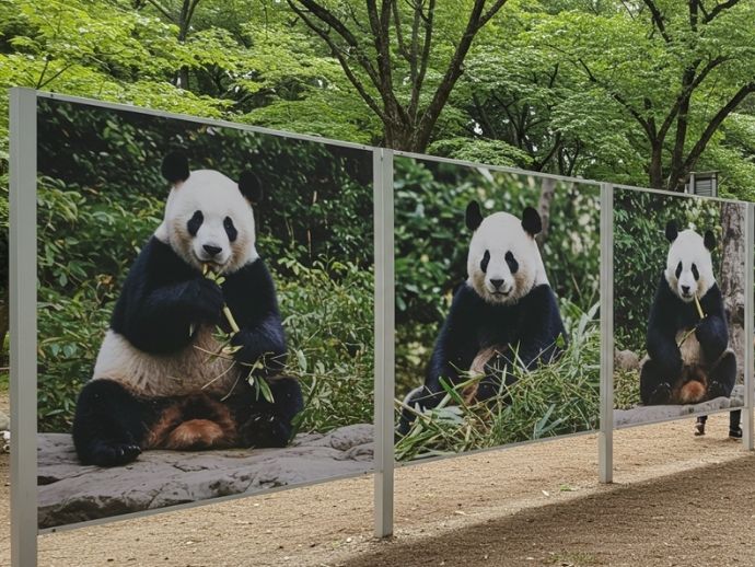 可愛さに癒やされる「毎日パンダ」特別写真展の画像